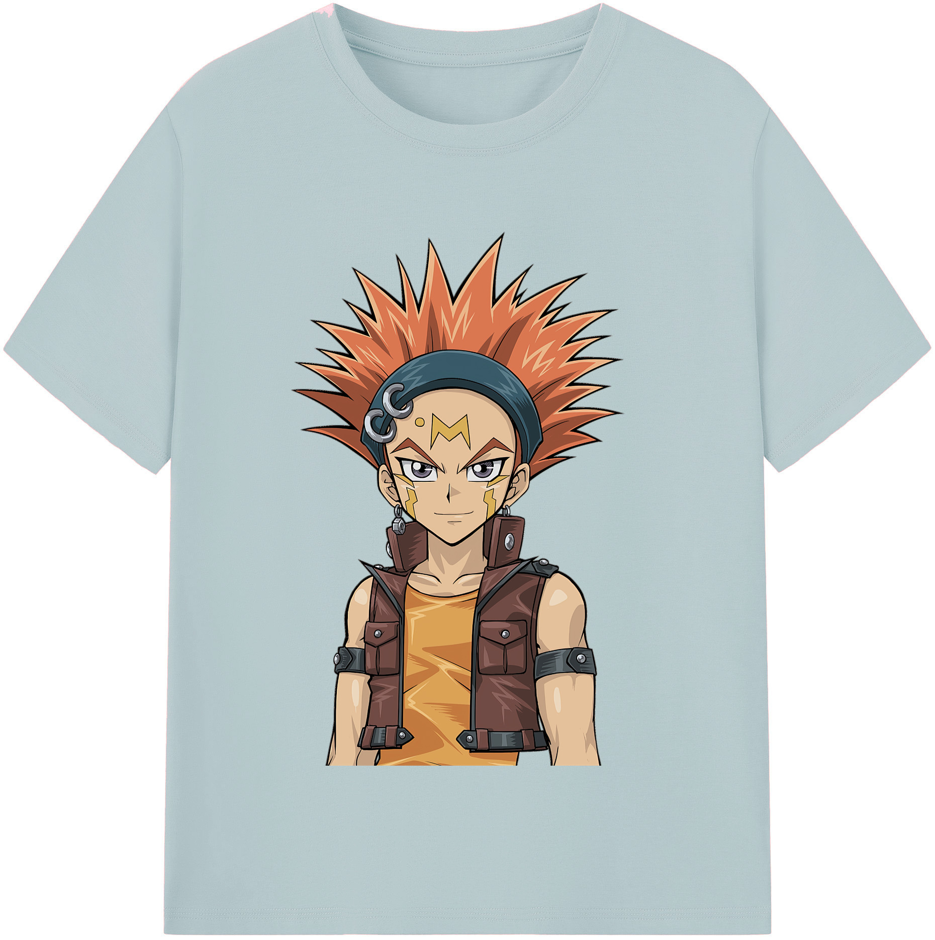 （画像用） 遊☆戯☆王 Yu-Gi-Oh! 綿100％半袖Tシャツ（フロントプリント）